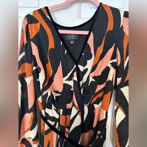 MSK Petite Abstract Print Dress